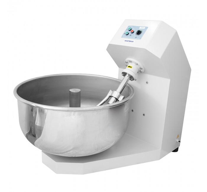 Mateka HYM 1000KT Kapaklı Hamur Yoğurma Makinesi, 200 kg, 400V (Zaman saati, acil stop, Switch)