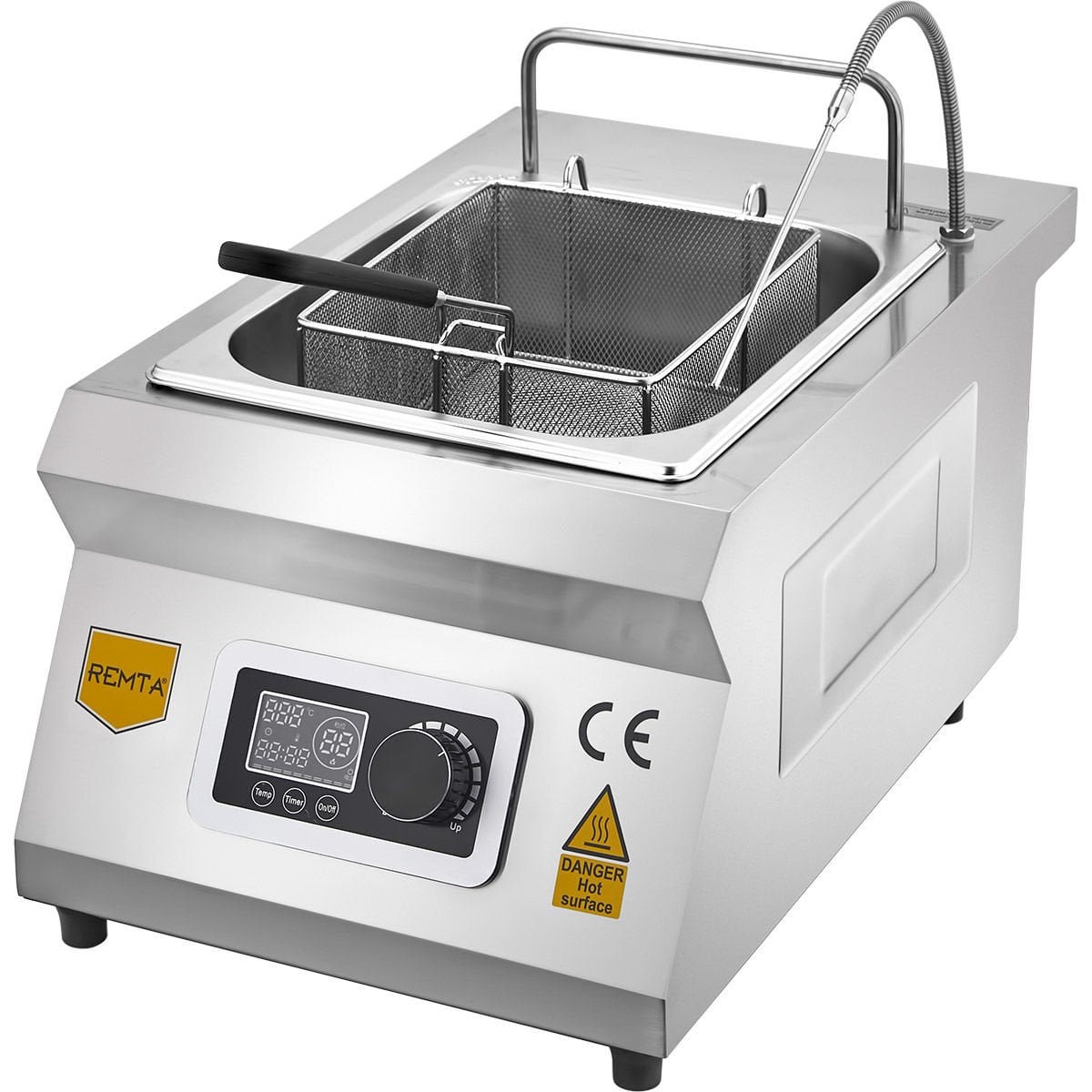 Remta WZ-TZ035 Elektrikli İndüksiyon Fritöz – 6+6 Litre